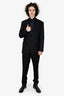 Tom Ford Black Wool Two-Piece Suits Size 48 Mens
