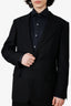 Tom Ford Black Wool Two-Piece Suits Size 48 Mens