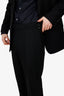 Tom Ford Black Wool Two-Piece Suits Size 48 Mens