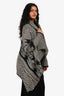 Yigal Azrouel Black/White Wool Striped Sweater Size XS