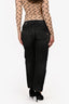 R13 Black Denim Gold Splatter Crossover Jeans Size 26
