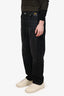 Rhude Black Denim Straight Leg Jeans Size 34 Mens