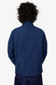 Burberry Navy Logo Print Zip-up Jacket Size S Mens