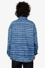 Marni Blue Denim Mare Logo Print Shirt Size 48 Mens