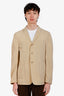 Thom Browne Khaki Nylon Unconstructed Single-breasted Blazer Size 2 Mens