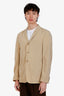 Thom Browne Khaki Nylon Unconstructed Single-breasted Blazer Size 2 Mens