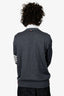 Thome Browne Grey Wool V-Neck 4 Bar Cardigan Size 5 Mens