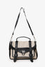 Proenza Schouler Beige/Black Canvas/Leather PS1 Medium Satchel Bag