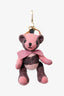 Burberry Pink Check Teddy Bear Keychain