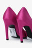 Roger Vivier Purple Satin Crystal Embellished Heels Size 35