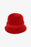 Hermès Red Rabbit Felt Hat Size 57