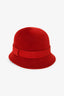Hermès Red Rabbit Felt Hat Size 57