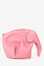Loewe 2016 Pink Leather Elephant Crossbody