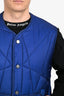 Louis Vuitton Blue Padded Short Sleeve Vest Size 48 Mens