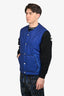 Louis Vuitton Blue Padded Short Sleeve Vest Size 48 Mens