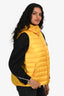 Moncler Yellow Yuzuka Gilet Hooded Vest Size 0