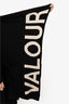 Alexander McQueen Black Wool/Cashmere Drape Style Cardigan Size S