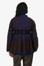 Sacai Brown/Blue Wool Patterned Sweater Size 2