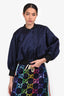Victoria Victoria Beckham Navy/Black Bomber Jacket Size 6 US