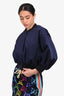 Victoria Victoria Beckham Navy/Black Bomber Jacket Size 6 US