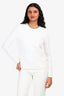 Alexander Wang White Beaded Collar Top Size 0