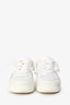 Valentino White Leather One Stud X1 Low Top Sneakers Size 37