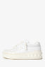 Valentino White Leather One Stud X1 Low Top Sneakers Size 37