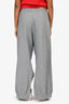 MM6 Maison Margiela Grey Slit Detailed Sweatpants Size M