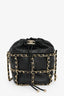 Pre-Loved Chanel™ 2019-20 Black Lambskin Drawstring Bucket Bag