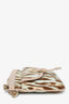 Christian Dior 2007 Animal Print Canvas Clutch