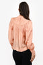 Ulla Johnson Peach Rose 'Edda' Beaded Blouse Size 0