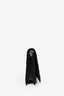Christian Dior 2008 Black Satin Cannage Clutch On Chain