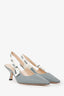 Christian Dior Grey J'Adior Slingback Pumps Size 35