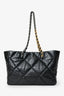 Pre-Loved Chanel™ Black Quilted Lambskin '19 Shopping' Tote Bag