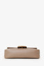 Gucci Nude Leather GG Marmont Super Mini Crossbody Bag
