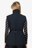 Mackage Black Quilted Vest With Belt Size S