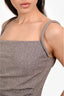 Nanushka Brown Cotton Blend Sleeveless Mini Dress Size XS