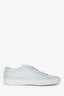 Common Projects Ice Blue Leather 'Achilles' Low Top Sneakers Size 41