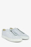 Common Projects Ice Blue Leather 'Achilles' Low Top Sneakers Size 41