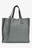Loewe 2019 Asphalt Grey Leather Buckle Tote
