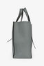 Loewe 2019 Asphalt Grey Leather Buckle Tote