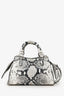 Balenciaga Python Embossed Leather Neo Classic Mini City Bag