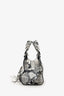 Balenciaga Python Embossed Leather Neo Classic Mini City Bag