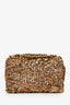 Pre-Loved Chanel™ 2019 Limited Edition Brown Sequins Mini Rectangular Single Flap