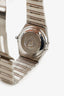 Omega 50th Anniversary Silver Steel Automatic Diamond Constellation Watch 35.5MM