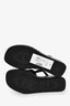 Hermès Black Leather Platform Sandals Size 38