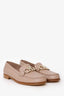 Salvatore Ferragamo Nude Leather Gancini Loafers Size 7