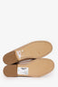 Salvatore Ferragamo Nude Leather Gancini Loafers Size 7