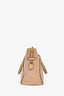 Valentino Beige Leather Small Rockstud Trapeze Tote with Strap