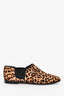 Jimmy Choo Glint Leopard Print Calf Hair Ankle Booties Size 37
